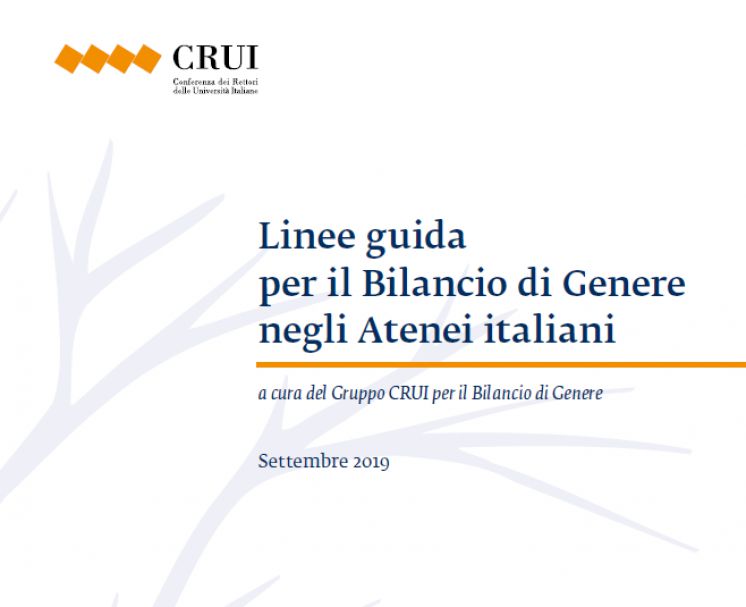 Linee guida per il Bilancio di Genere negli Atenei italiani