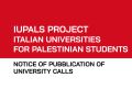 Borse di studio delle università italiane per gli studenti palestinesi