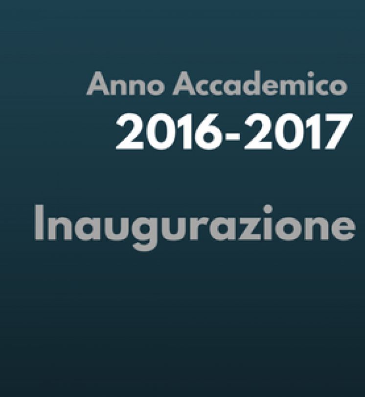 Inaugurazione a.a. 2017-2018